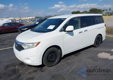 2012 Nissan Quest S z USA, uszkodzony, nr VIN JN8AE2KP7C9031973
